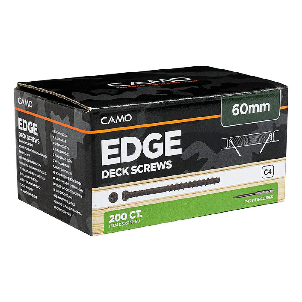 Terassiruuvi Camo ProTech C4 4,2 x 60 mm 200 kpl