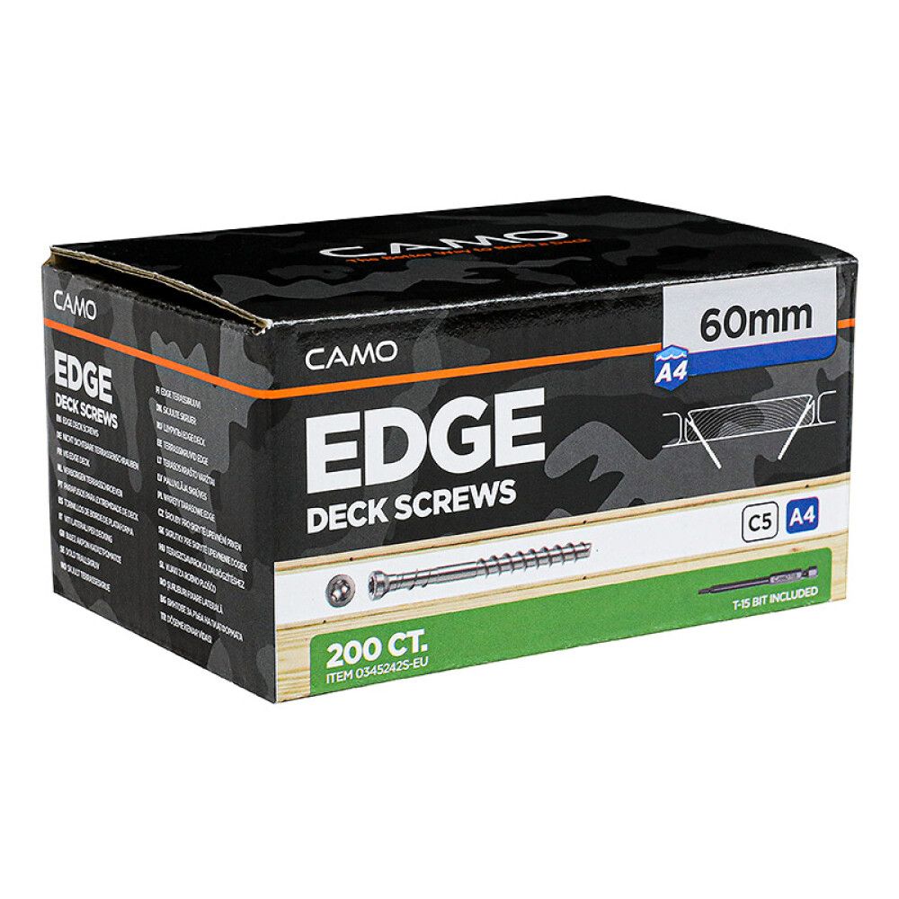 Terassiruuvi Camo A4 4,2 x 60 mm 200 kpl