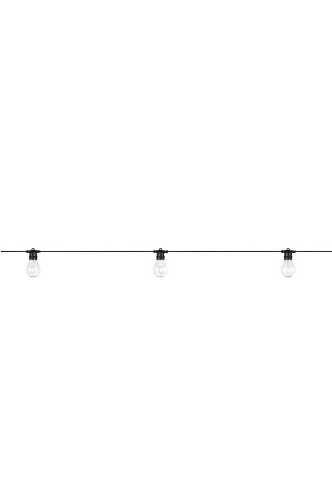 Juhlavalo­sarja Markslöjd Link Party Light aloituspaketti musta 8 m 10 x LED IP44