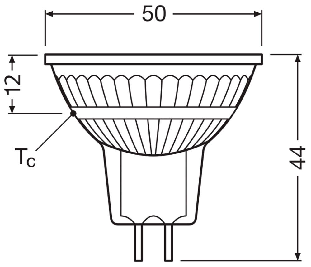 LED-lamppu Osram Star MR16 GU5.3 3,4 W 345 lm 2700 K 36° 1 kpl/pkt
