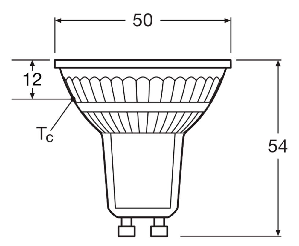 LED-lamppu Osram Star PAR16 GU10 2,4 W 230 lm 2700 K 36° 1 kpl/pkt