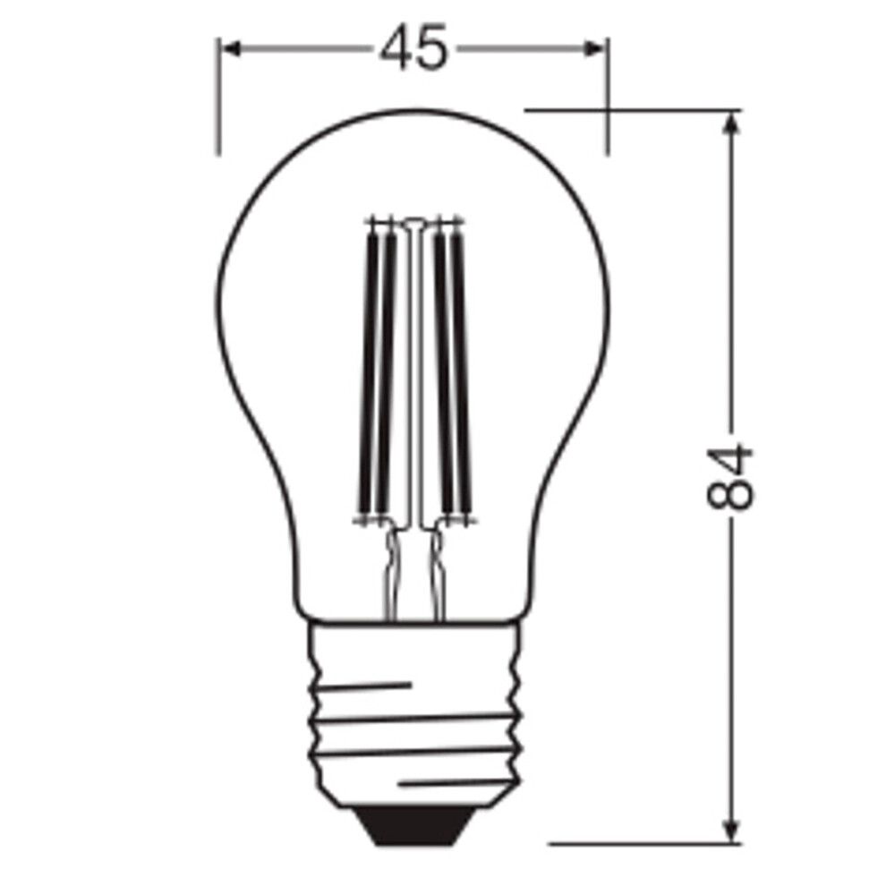 LED-lamppu Osram Star Classic P40 E27 3,4 W 470 lm 4000 K kirkas 1 kpl/pkt