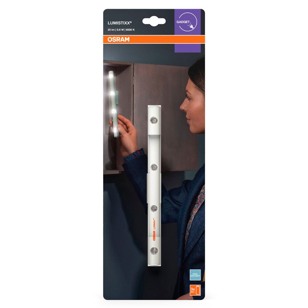 Apuvalaisin Osram Lumistixx valkoinen 22,15 x 1,92 cm