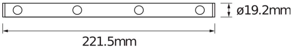 Apuvalaisin Osram Lumistixx valkoinen 22,15 x 1,92 cm
