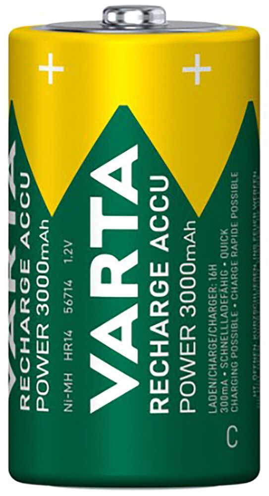 Akkuparisto Varta Recharge Accu Power C 3000 mAh 2 kpl/pkt