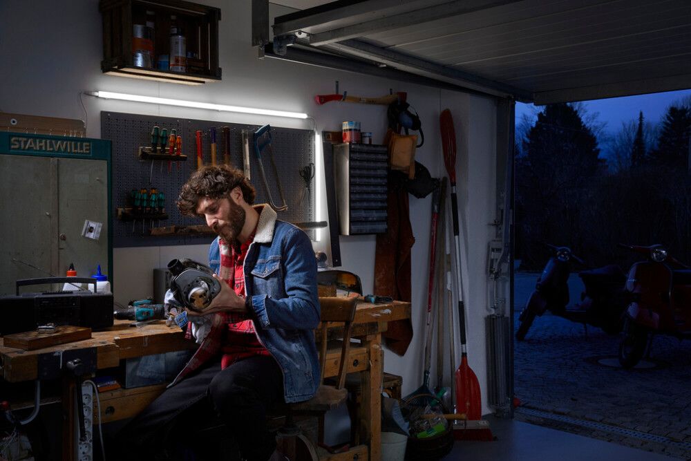 LED-valolista Osram Switch Batten valkoinen 44 W 1400 lm 4000 K 1,2 m