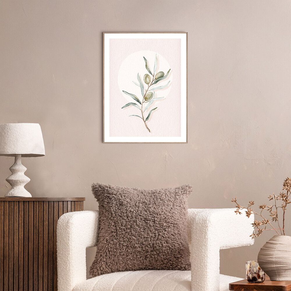 Sisustustaulu Reinders Circle Olives 30 x 40 cm