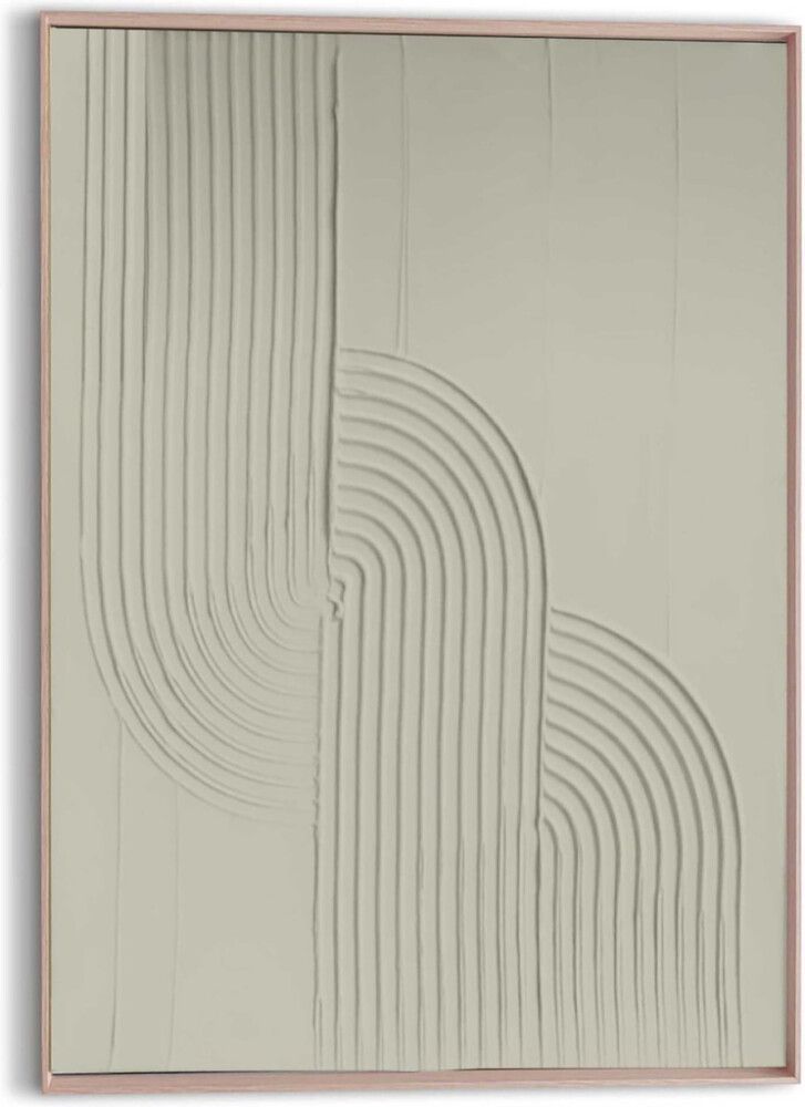 Sisustustaulu Reinders Craft Art Wood Knot 3D sage green 50 x 70 cm