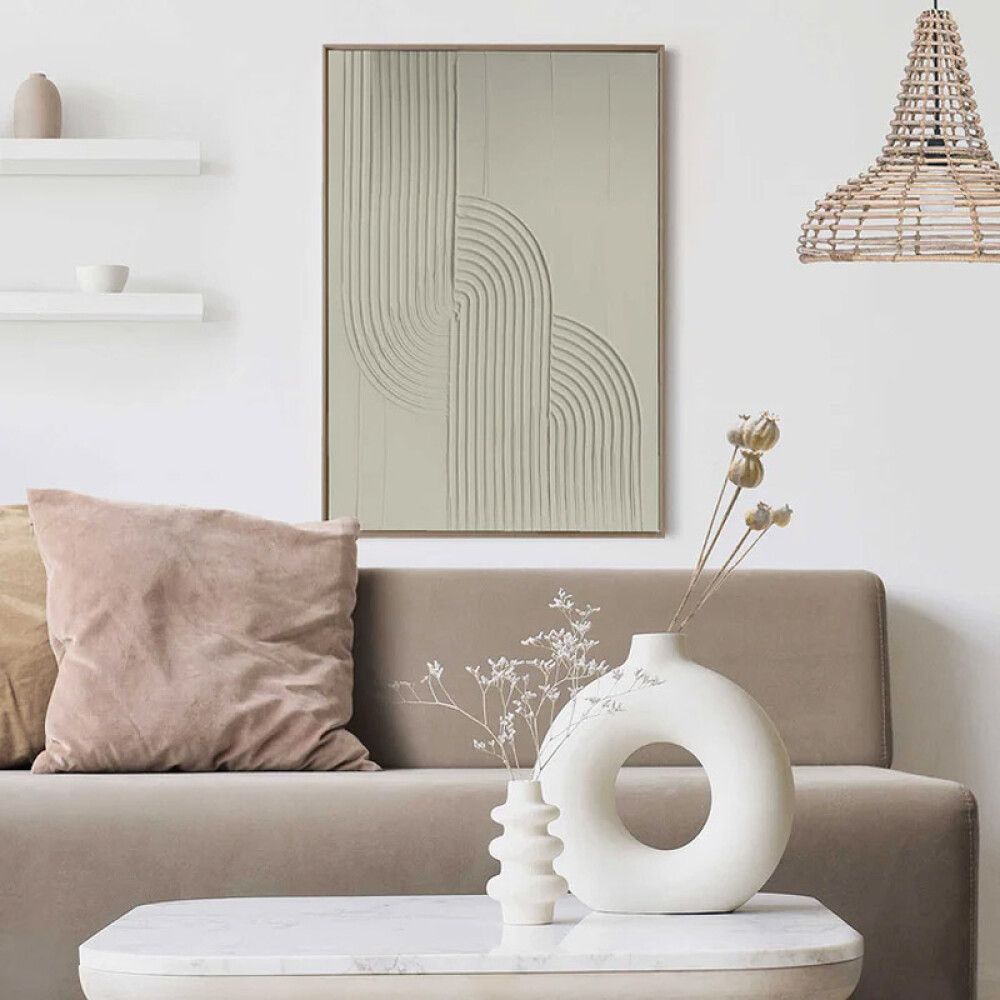 Sisustustaulu Reinders Craft Art Wood Knot 3D sage green 50 x 70 cm