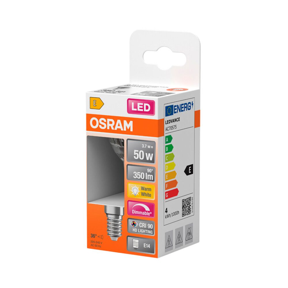 LED-lamppu Osram Superstar Par16 DIM E14 3,7 W 350 lm 2700 K 1 kpl/pkt