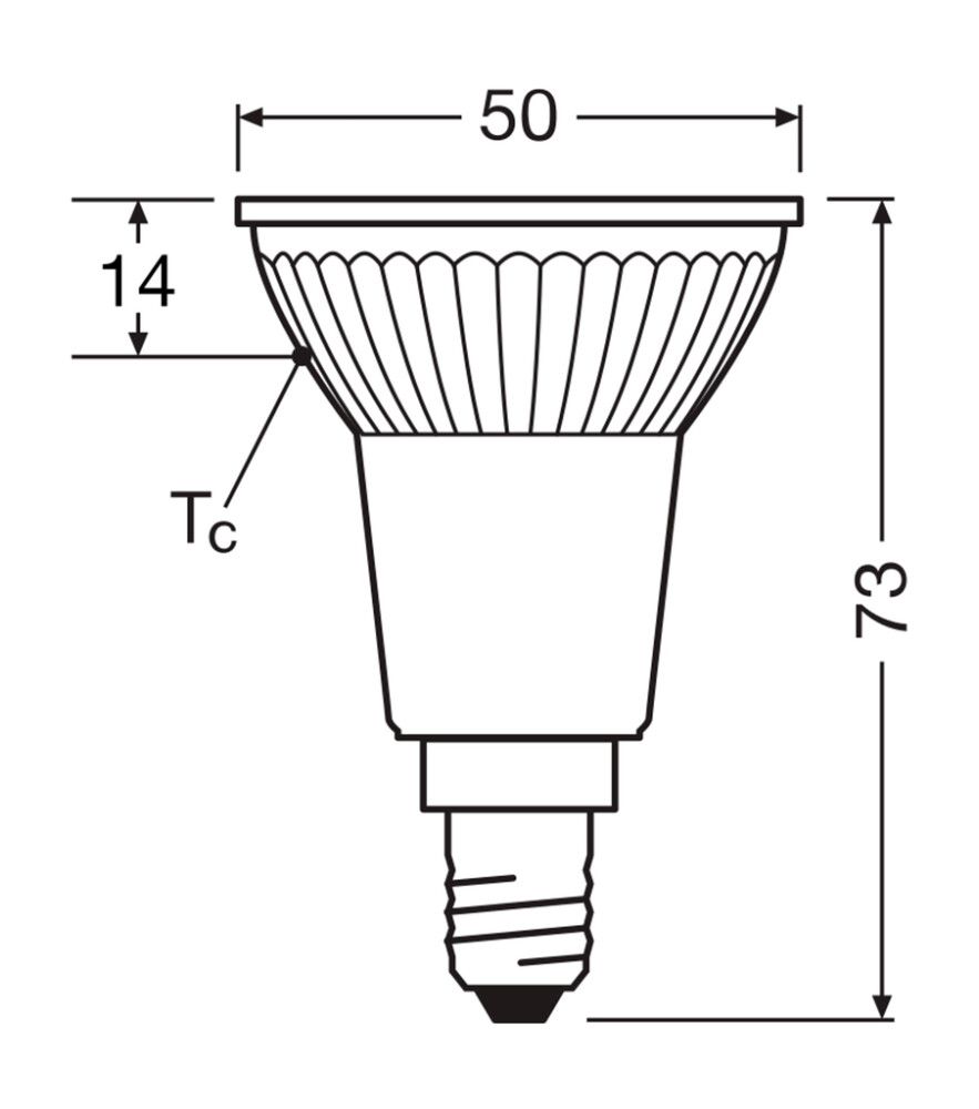 LED-lamppu Osram Superstar Par16 DIM E14 3,7 W 350 lm 2700 K 1 kpl/pkt