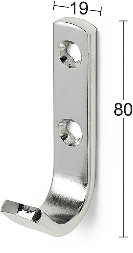 Koulukoukku Habo 1021 kromi 80 mm