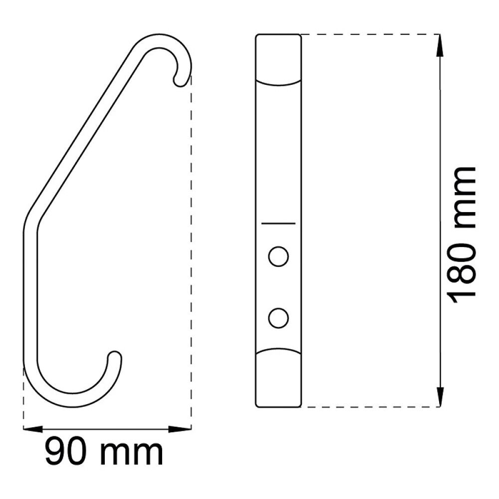 Koulukoukku Habo 1020 Musta