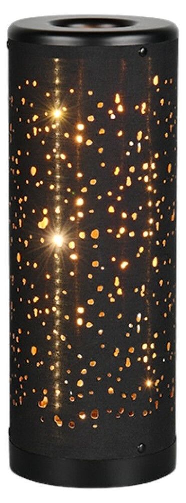 LED-pöytävalaisin Trio Taco musta Ø 13 x 34,5 cm