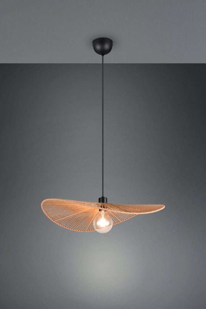 Riippuvalaisin Trio Laurine mattamusta/ruskea Ø 58 cm