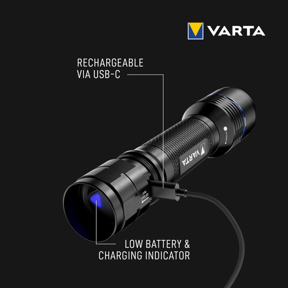 Taskulamppu Varta Night Cutter Pro F20R IP67