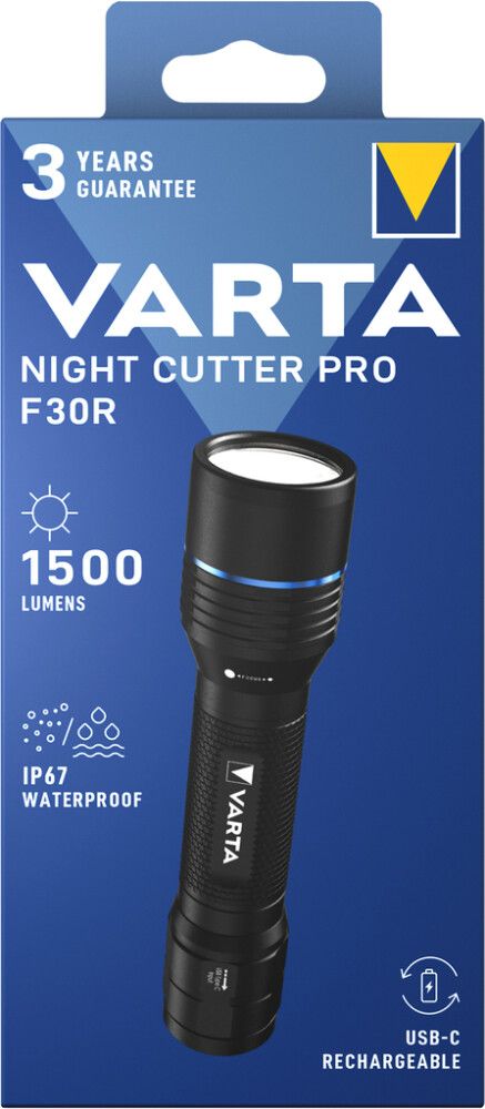 Taskulamppu Varta Night Cutter Pro F30R IP67