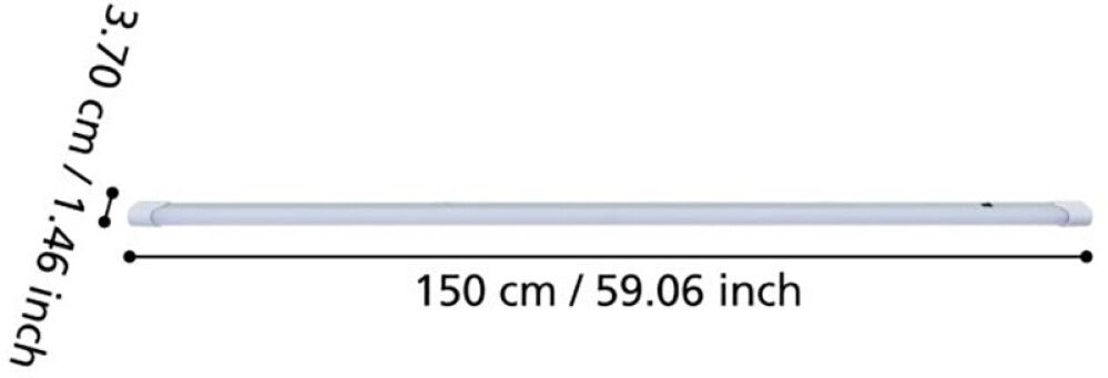 Yleisvalaisin Eglo Matanza valkoinen 150 cm IP20