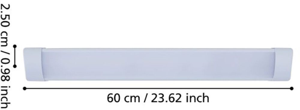 Yleisvalaisin Eglo Sicciarotta valkoinen 60 cm