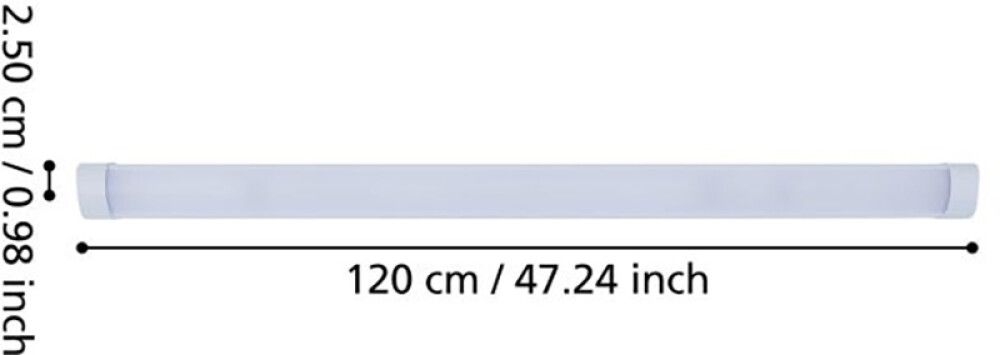 Yleisvalaisin Eglo Sicciarotta valkoinen 120 cm