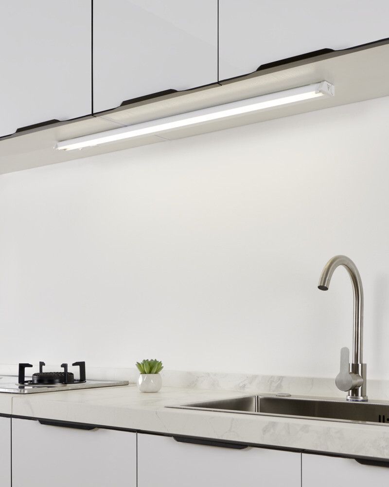 LED-kaapinalusvalaisin Eglo Russcallo valkoinen 87 cm