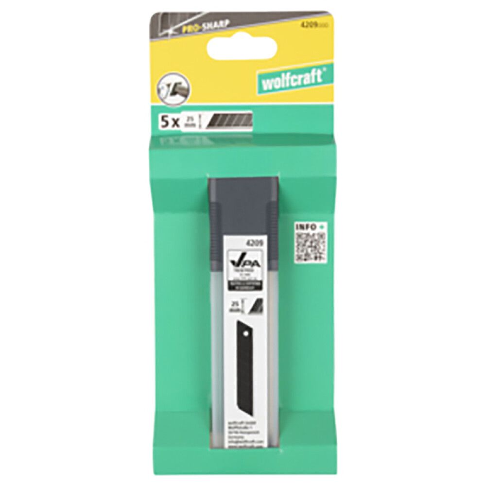 Katkoterät Wolfcraft PRO SHARP 25 mm 5 kpl