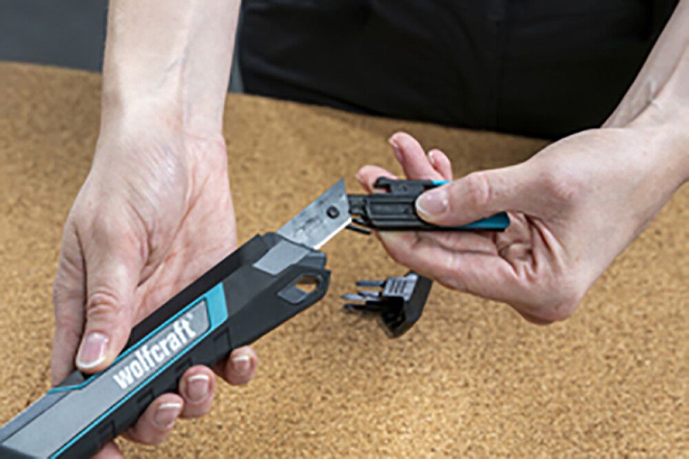 Katkoteräveitsi Wolfcraft PRO SAFETY 18 mm