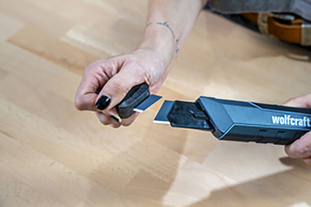 Katkoteräveitsi Wolfcraft PRO SAFETY 25 mm