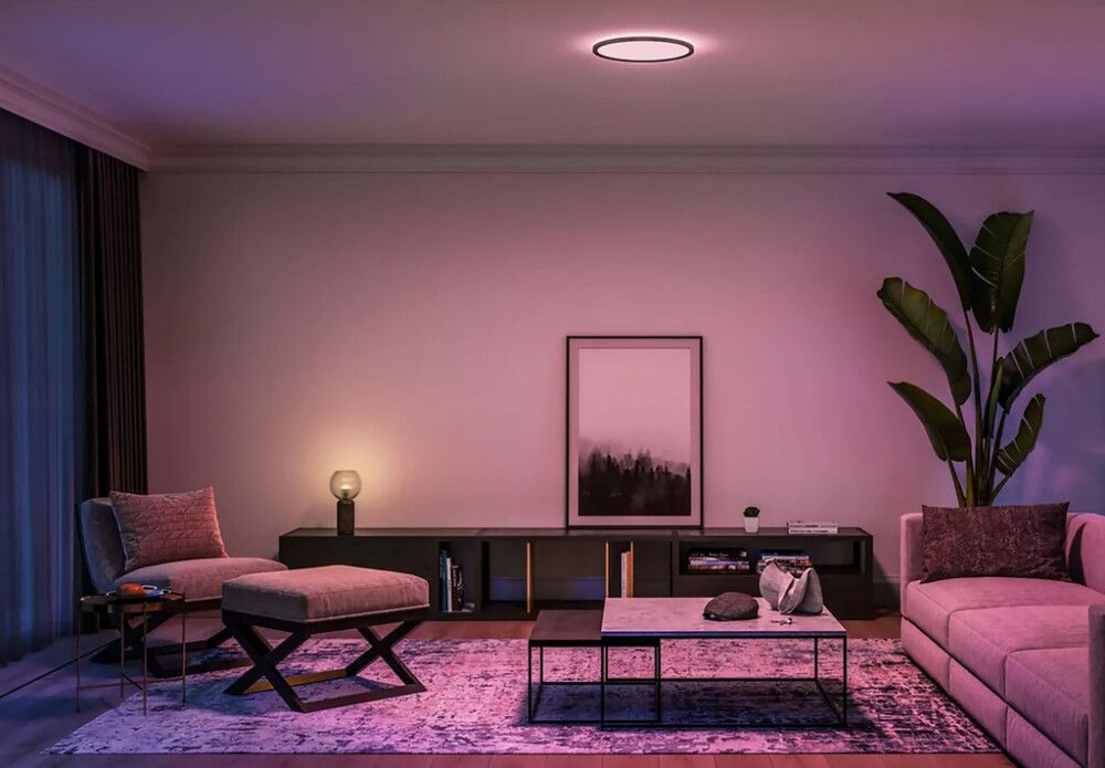 Kattovalaisin Philips Hue Tento white and color musta Ø 42 cm