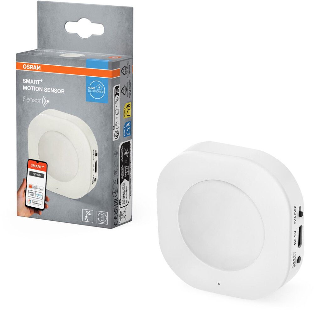 Liiketunnistin Osram Smart+ WiFi Motion Sensor valkoinen 6 x 6 cm