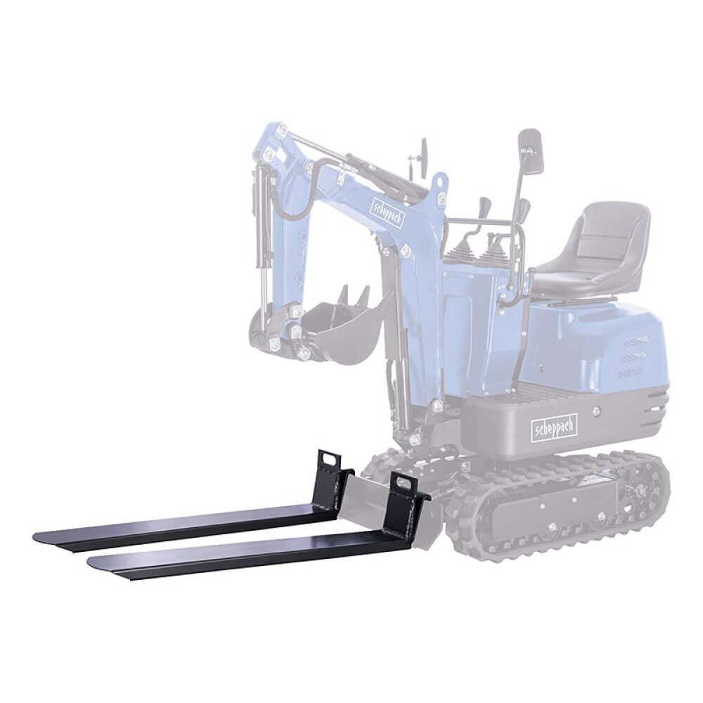 Trukkihaarukka Scheppach kaivuriin EXC815