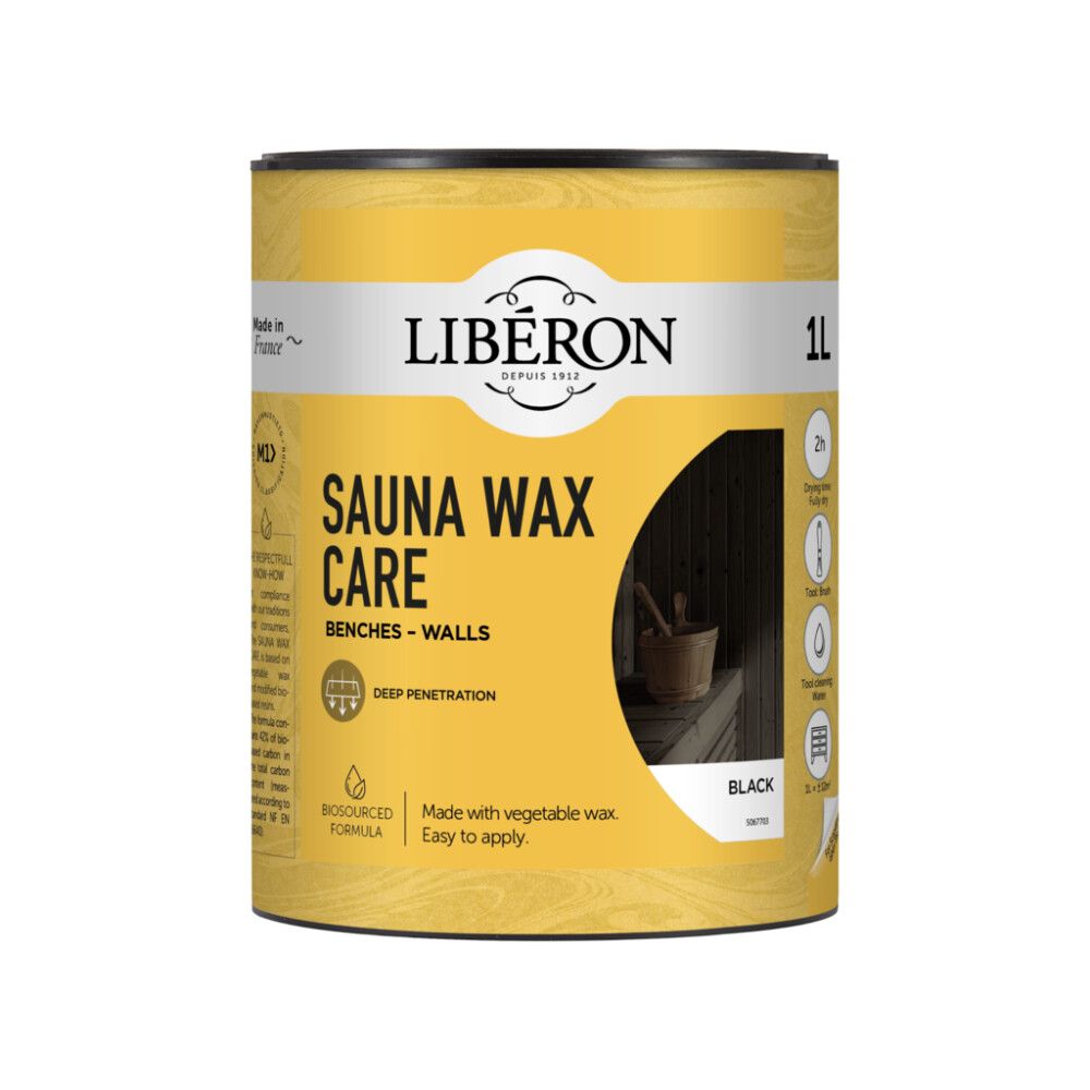 Saunan hoitovaha Libéron musta 250 ml 1 l