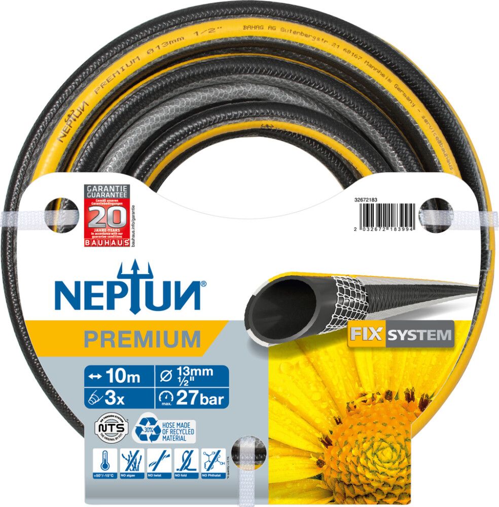 Puutarhaletku Neptun Premium 1/2" 10 m