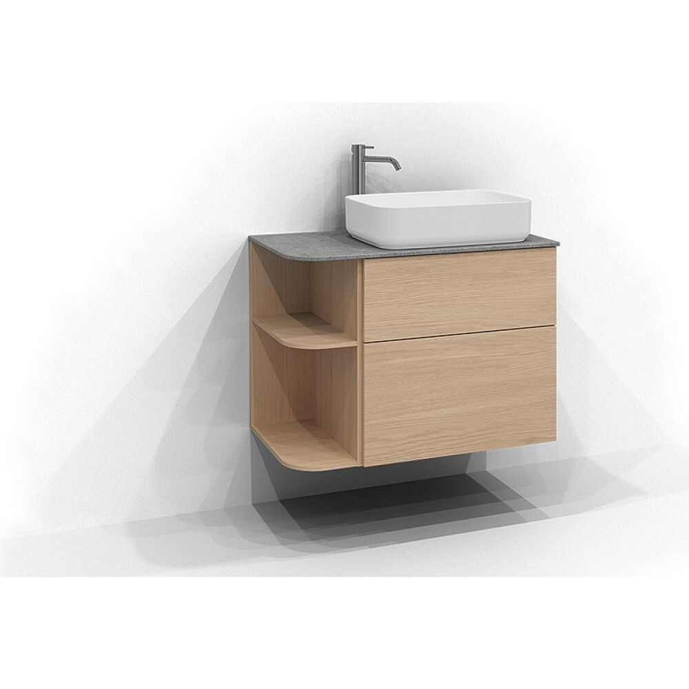 Pöytätaso Svedbergs Poem Soft Kalk oikea 81 x 46 cm