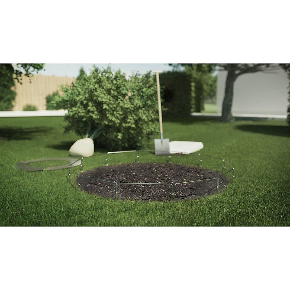 Robottiruohonleikkurin suoja-aita