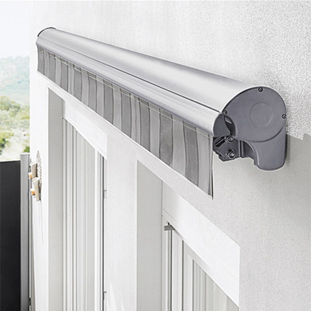 Puolikasettimarkiisi SunFun Design Harmaa 5 x 3 m