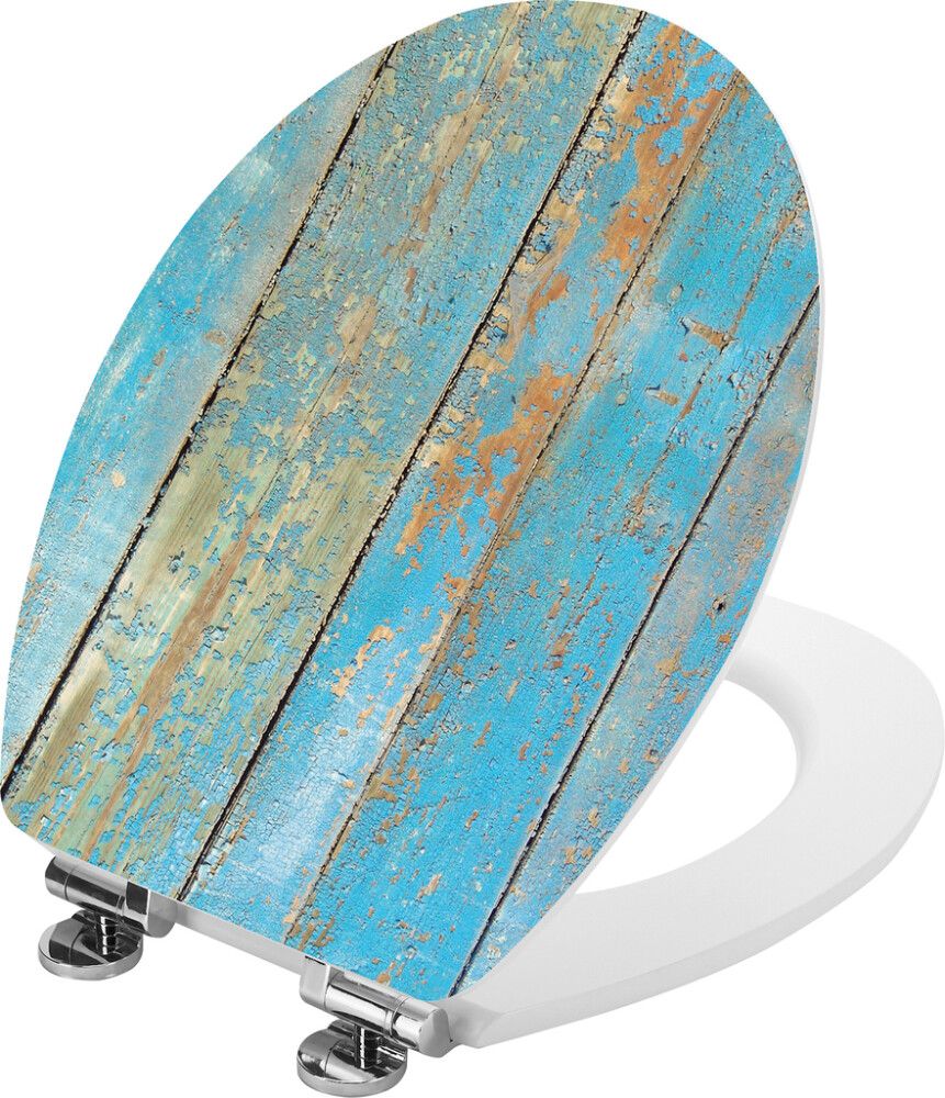 WC-istuinkansi Poseidon sininen lankku