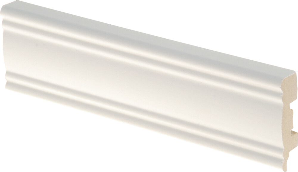 Jalkalista Maler Aura 12 x 42 x 2750 mm MDF Valkoinen