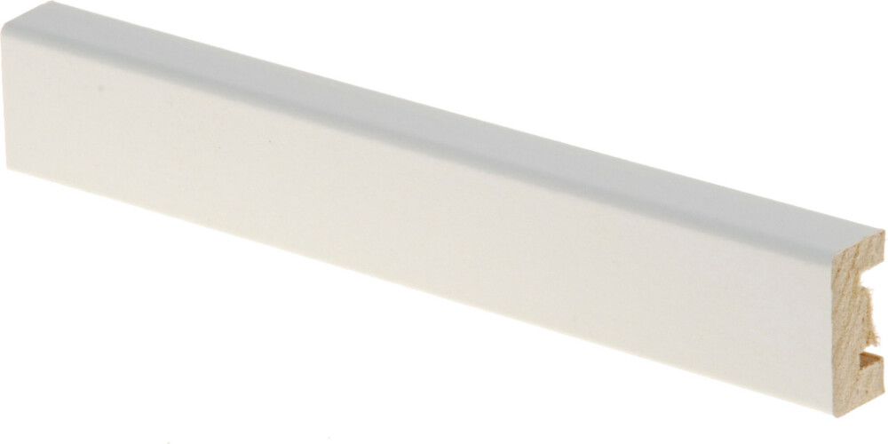 Peitelista Maler 12 x 25 x 2200 mm MDF valkoinen