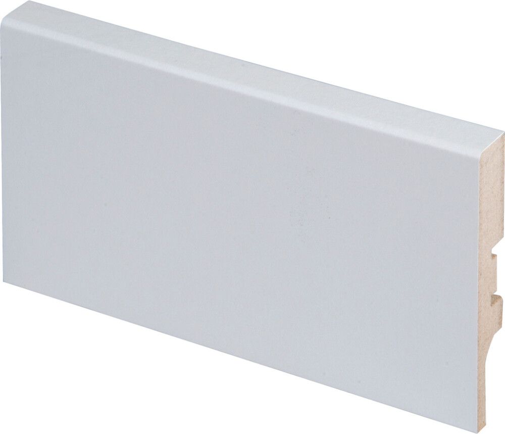 Jalkalista Maler R2 12 x 70 x 2750 mm MDF Valkoinen