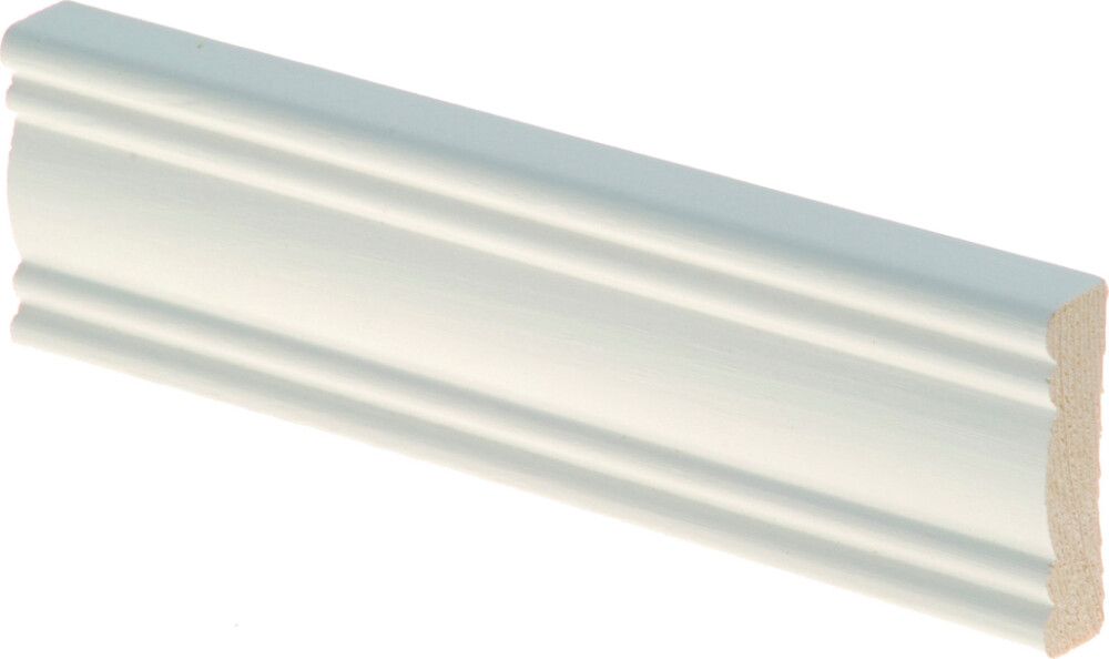 Peitelista Maler Aura 12 x 42 x 2200 mm mänty sormijatkettu valkoinen