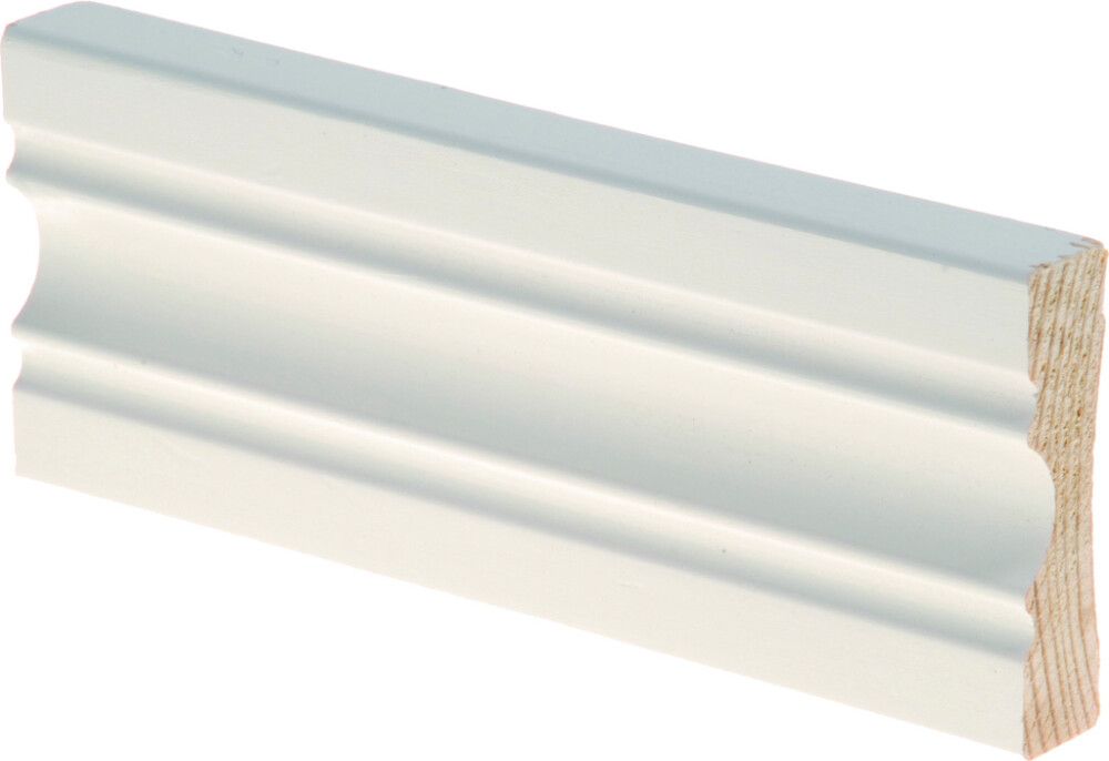 Peitelista Maler Aura 16 x 56 x 2200 mm mänty sormijatkettu valkoinen