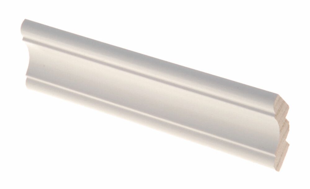 Kattolista Maler Aura Mänty Valkoinen 30 x 30 x 2700 mm