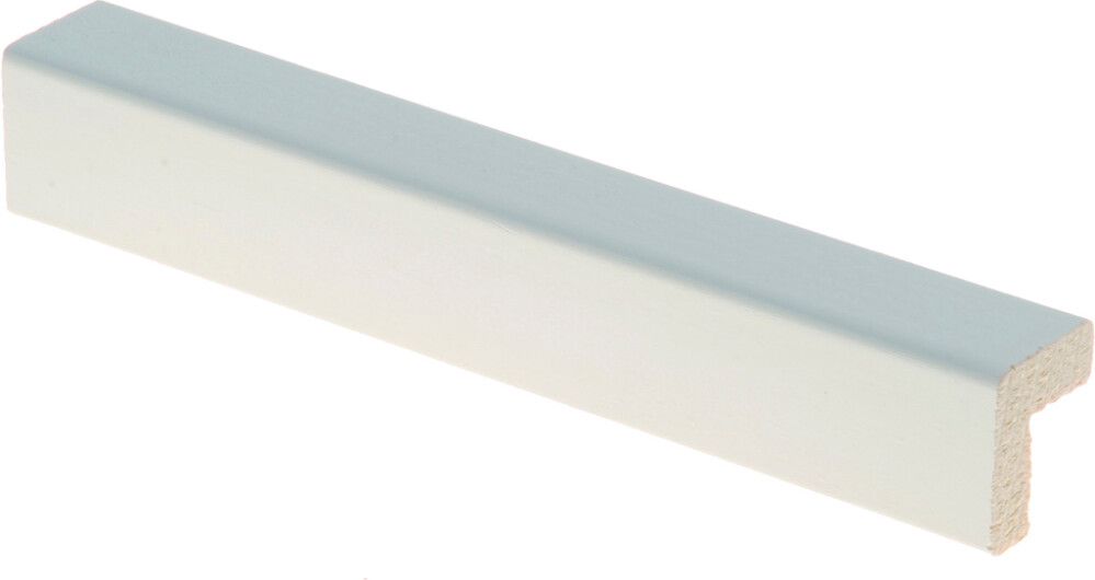 Reunalista Maler 22 x 25/13 x 2700 mm mänty valkoinen