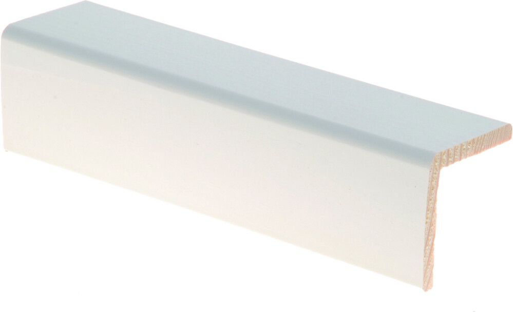 Reunalista Maler 42 x 42/36 x 2700 mm Mänty Valkoinen