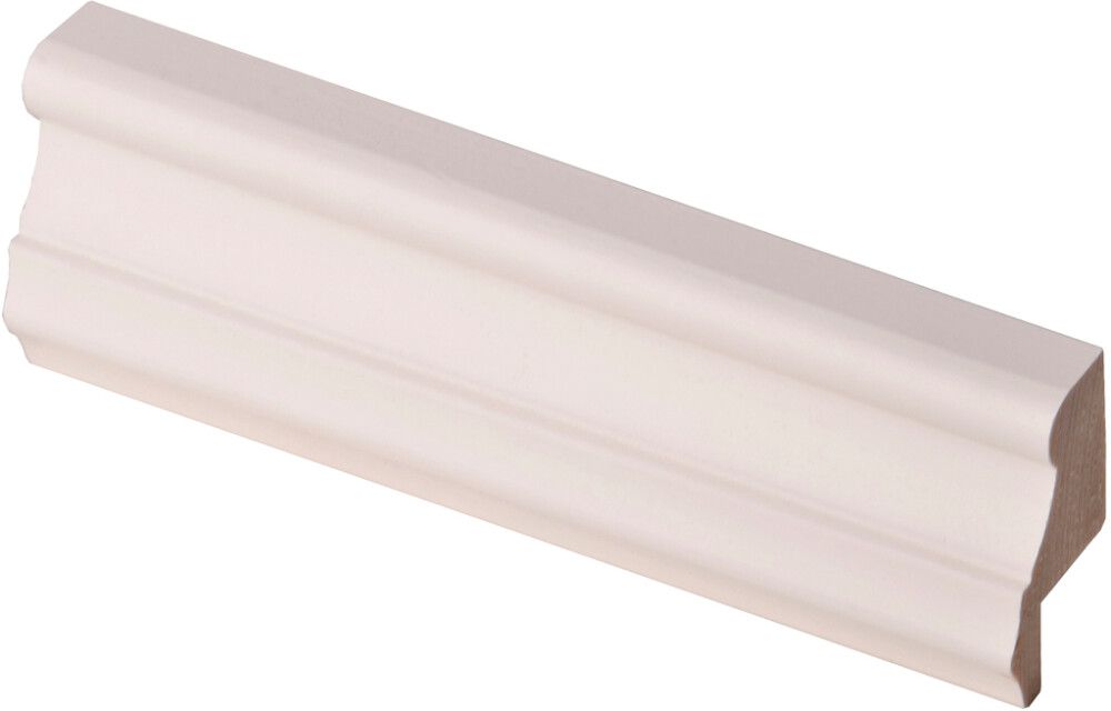 Puolipaneelilista Maler 23 x 40 x 2700 mm mänty valkoinen