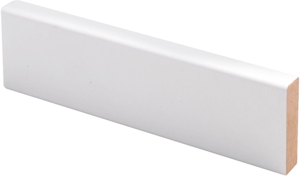 Peitelista Maler 12 x 42 x 3300 mm MDF valkoinen