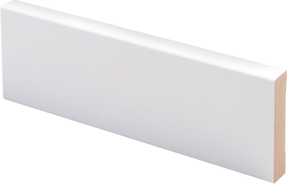 Peitelista Maler 12 x 52 x 3300 mm MDF valkoinen
