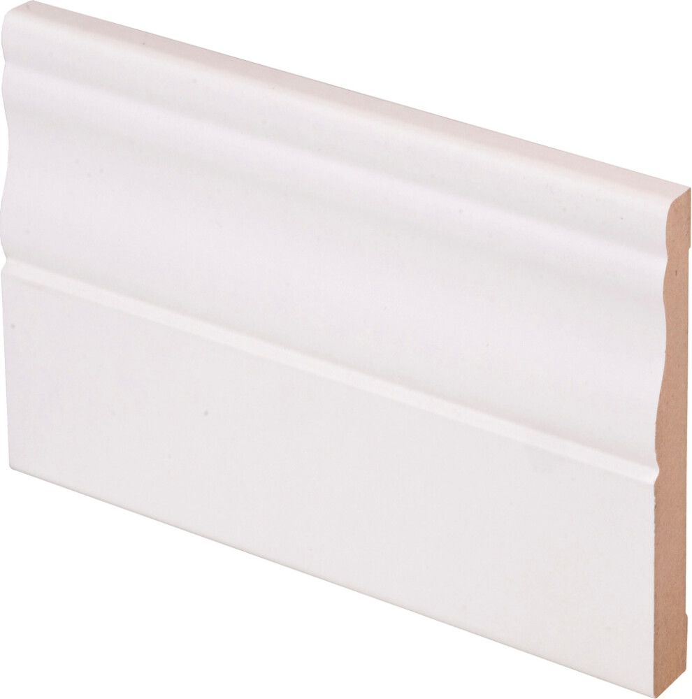 Peitelista Maler Kuru 12 x 92 x 2200 mm MDF valkoinen