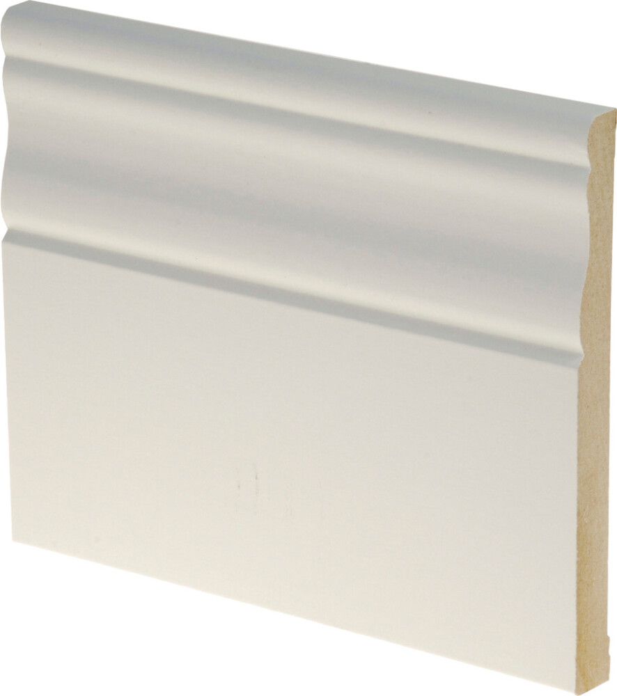 Peitelista Maler Kuru 12 x 120 x 2200 mm MDF valkoinen